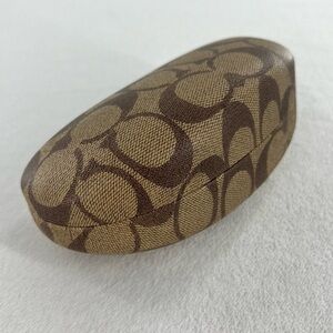 Coach Signature Logo Glasses Case